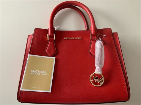 Michael Kors Hope 35T0GWXM2L MD Leather Messenger 